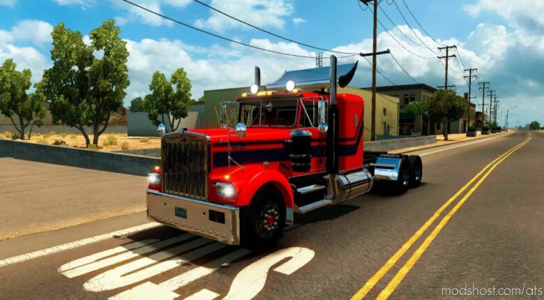 ATS Kenworth Mod: W900A Truck V1.43 (Featured)