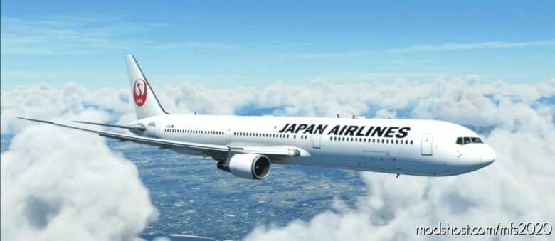 MSFS 2020 Japan Livery Mod: Captainsim 767-400 – Japan Airlines 8K Fictional (Featured)