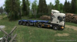 MudRunner Mod: Semi-Trailer Container Chassis V16.12.21 (Featured)