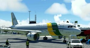 MSFS 2020 Airbus Livery Mod: A32NX FAB VC-1A A320NX (High Resolution) (Featured)