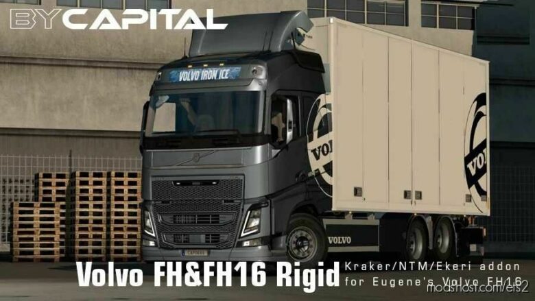 ETS2 Volvo Part Mod: Rigid Chassis Addon For Eugene’S Volvo Fh&Fh16 2012 V3.1.8 FIX 1.43 (Featured)