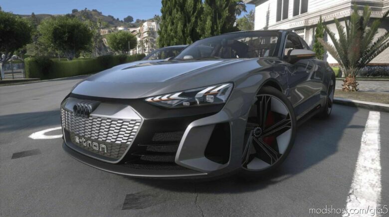 GTA 5 Audi Vehicle Mod: 2018 Audi E-Tron GT V1.2.1 (Featured)