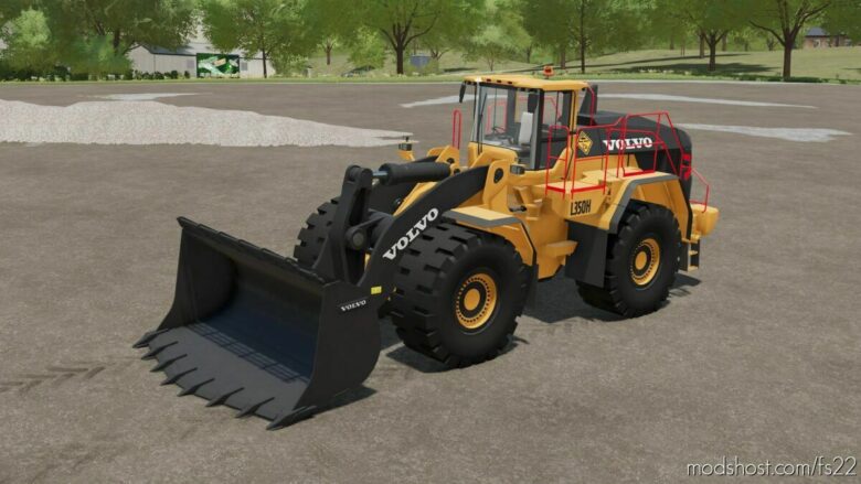 FS22 Volvo Forklift Mod: L-350H Mining Loader (Featured)