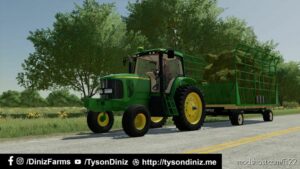 FS22 Trailer Mod: Notch Thrower Rack Wagon (Image #3)