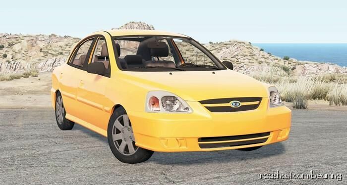 BeamNG Kia Car Mod: RIO Sedan (DC) 2005 (Featured)