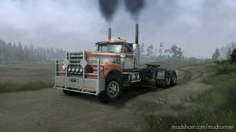 MudRunner Truck Mod: 1974 White Western Star 4964 – 6×6 (Featured)