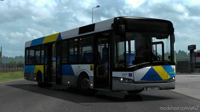 ETS2 Solaris Bus Mod: Urbino III 12 BVG V2.0.14.43 1.43 (Featured)