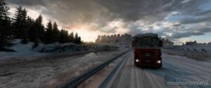 ETS2 Weather Mod: Winter Mod V1.6 Beta 1.43 (Featured)