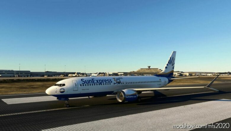 MSFS 2020 Livery Mod: B737 Sunexpress 30 Years Edition (Featured)