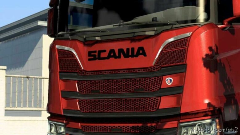 ETS2 Scania Part Mod: OLD Scania Logo From 1969 V1.4 1.43 (Featured)