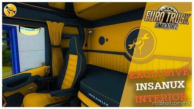 ETS2 Scania Mod: NG Insanux Interior EU V1.0.3 1.43 (Featured)