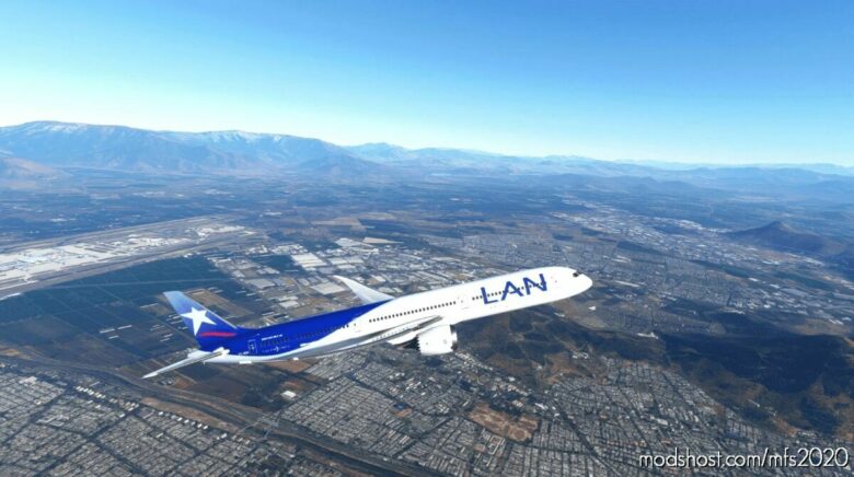 MSFS 2020 Chile Mod: LAN Chile 787-10 Livery (Featured)