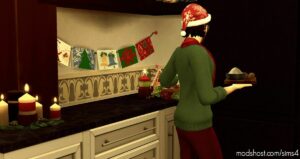 Sims 4 Mod: Christmas Pack 2021 – 4 NEW Custom Recipes (Image #5)