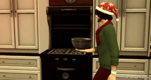 Sims 4 Mod: Christmas Pack 2021 – 4 NEW Custom Recipes (Image #6)