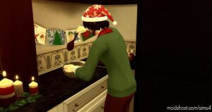 Sims 4 Mod: Christmas Pack 2021 – 4 NEW Custom Recipes (Image #9)