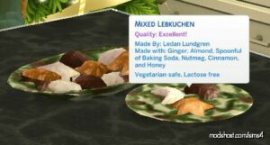 Sims 4 Mod: Christmas Pack 2021 – 4 NEW Custom Recipes (Image #17)