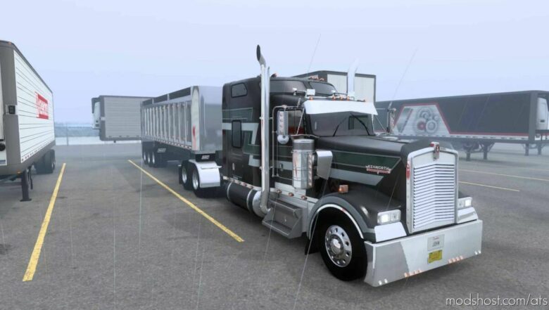 ATS Kenworth Truck Mod: W900L BIG BOB V3.7 1.43 (Featured)