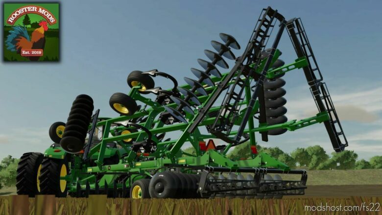 FS22 John Deere Cultivator Mod: 2720 11 Shank Disk Ripper (Featured)