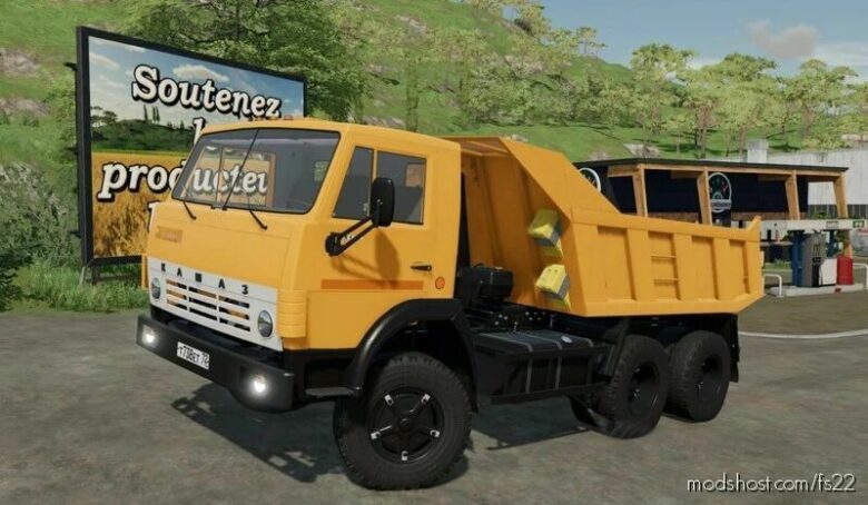 FS22 Kamaz Truck Mod: 55111 V1.0.0.1 (Featured)