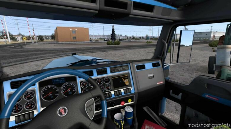 ATS Mod: Blue Interior For KW W900 (Featured)