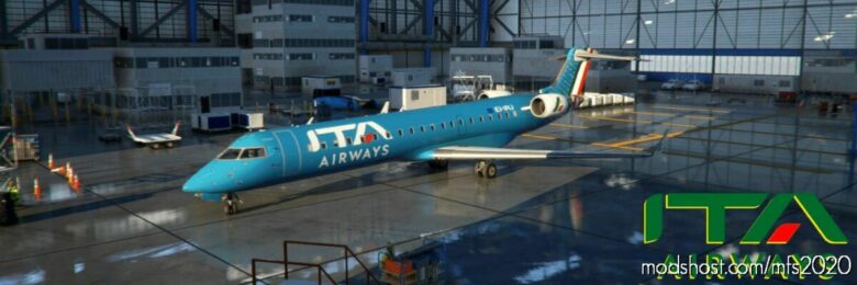 MSFS 2020 CRJ700 Livery Mod: Aerosoft CRJ700 Msfs ITA Airways (Featured)