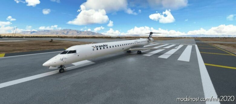 MSFS 2020 Iran Livery Mod: Aerosoft CRJ 550-700-900-1000 Iran AIR (Featured)