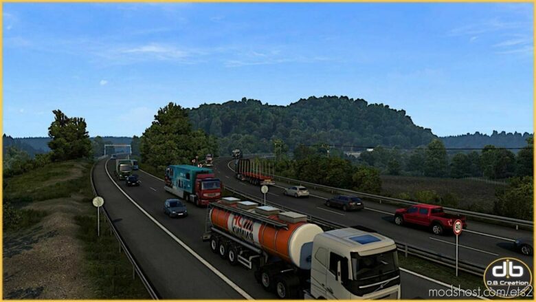 ETS2 Mod: AI Traffic Mod V1.43 (Featured)