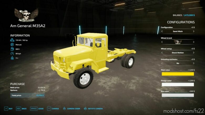 FS22 Truck Mod: M35A2 Deuce And A Half (Featured)