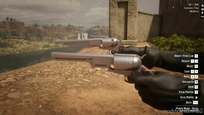 RDR2 Weapon Mod: Colt Navy Replaces Cattleman (Featured)