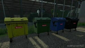 FS22 Mod: Trashbin Pack (Image #3)