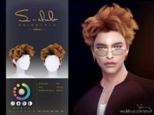 Sims 4 Adult Mod: Short Wavy Hair (Johnny) (Featured)