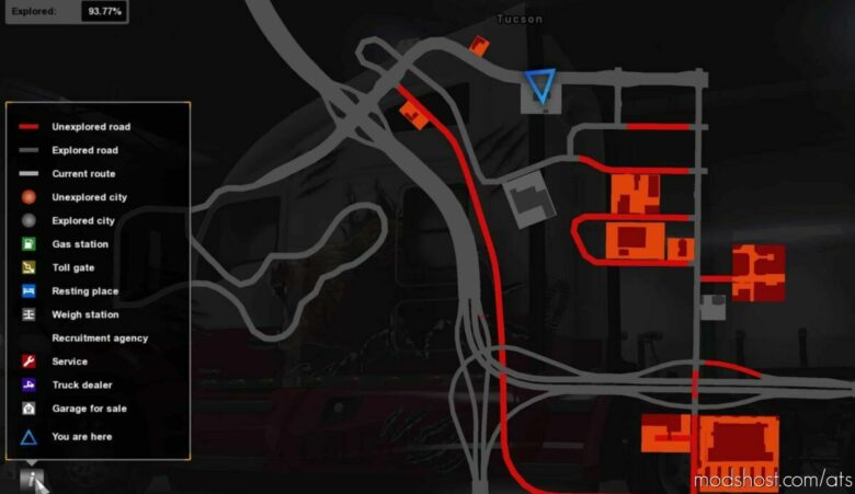 ATS Mod: Discovery Map Helper For ATS (Featured)