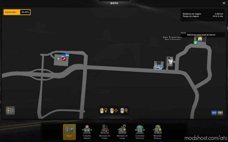 ATS Mod: Ultra Zoom Map By Rodonitcho Mods 1.0 1.43 (Featured)