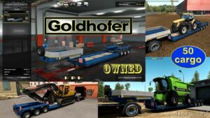 ETS2 Standalone Mod: Ownable Overweight Trailer Goldhofer V1.4.9 (Featured)