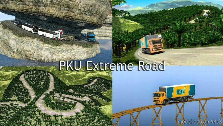 ETS2 Mod: PKU Extreme Road Map Save Game Profile – 1.43 (Featured)