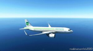 MSFS 2020 A320 Mod: A32NX Germania 90S Livery 8K (Featured)