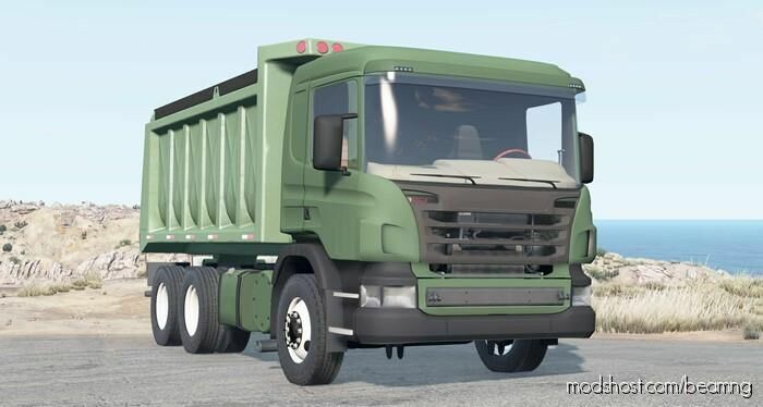 BeamNG Scania Mod: R500 6×4 Tipper Truck (Featured)