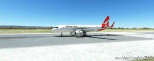 MSFS 2020 A32NX Mod: Qantas A321Xlr Inspired A32NX Livery (Image #2)