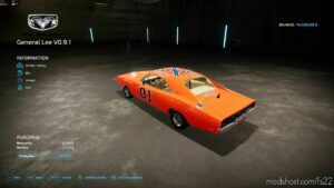 FS22 Car Mod: The General LEE (Image #3)