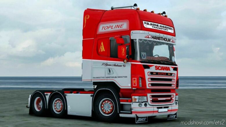 ETS2 Scania Skin Mod: P.bjarne Anderson Paintjob For Scania 1.43 (Featured)