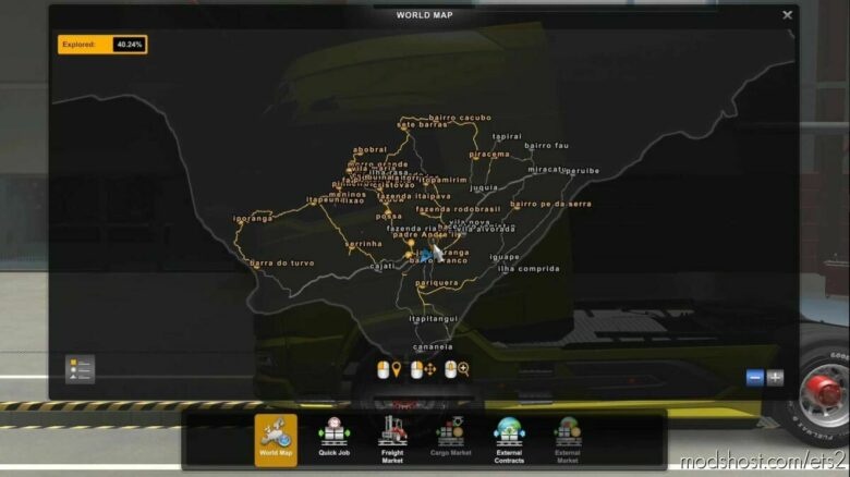 ETS2 Mod: Map Eldorado Free Save Profile 1.43 (Featured)