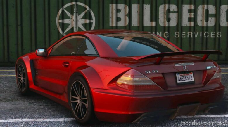 GTA 5 Mercedes-Benz Vehicle Mod: 2009 Mercedes-Benz SL65 AMG Black Series V1.0A (Featured)