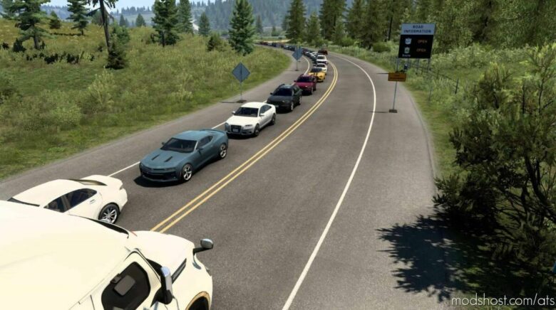 ATS Mod: Stayloaded Traffic Mod 1.43 (Featured)