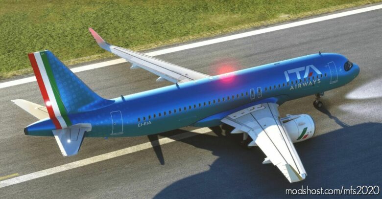 MSFS 2020 A320 Mod: ITA Airways “Real Livery” A320 NEO (Featured)