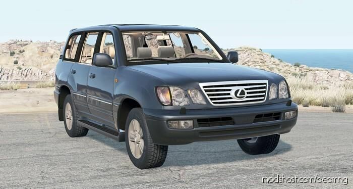 BeamNG Lexus Car Mod: LX 470 Limited Edition (UZJ100) 2007 (Featured)