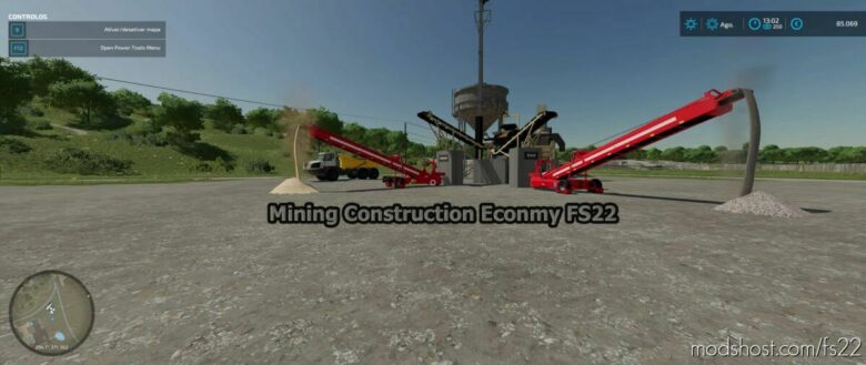 FS22 Map Mod: Mining Construction Economy (Featured)