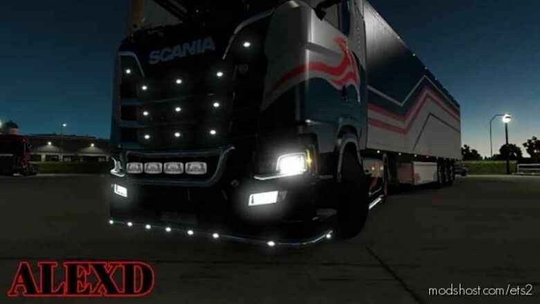 ETS2 Scania Part Mod: FOG Light For Scania S R 2016 1.43 (Featured)