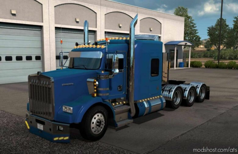 ATS Kenworth Truck Mod: T800 Wide/High/Hood 1.43 (Featured)