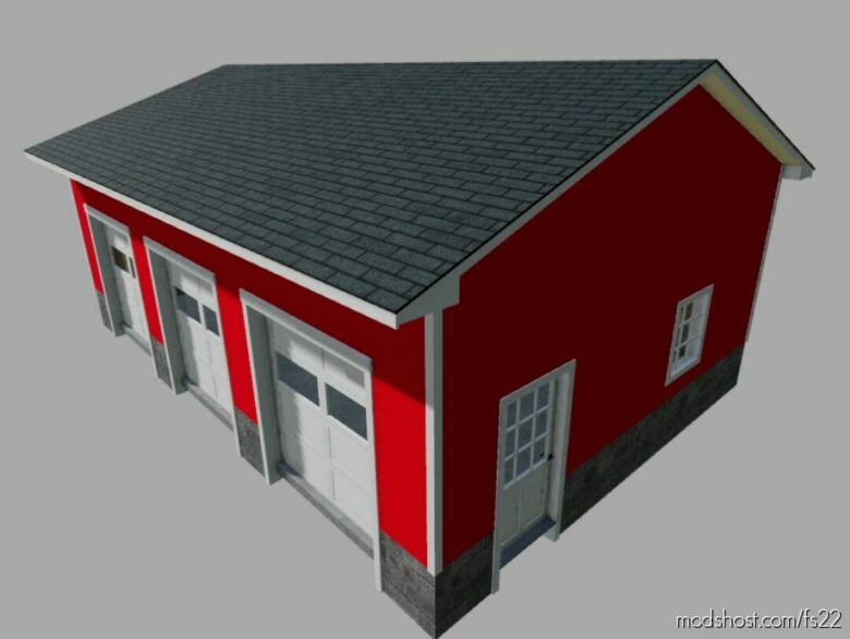 FS22 Placeable Mod: 3 CAR Garage (Featured)