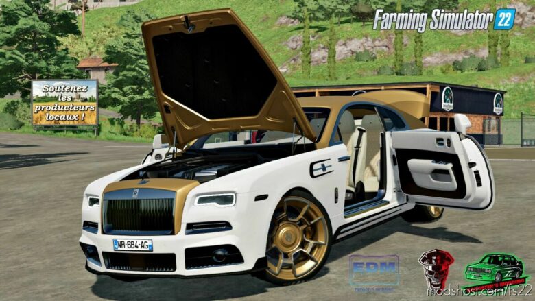 FS22 Car Mod: Rolls Royce Wraith Mansory (Featured)